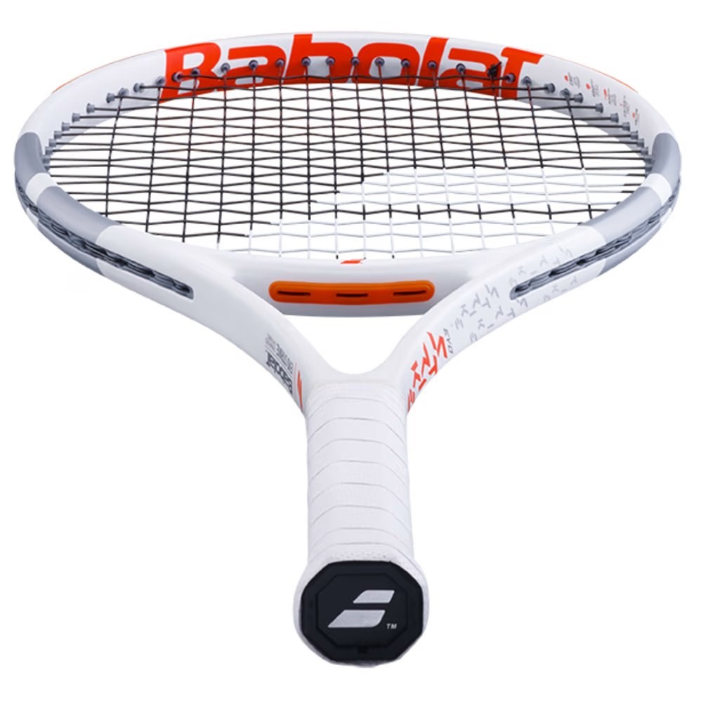 Babolat Evo Stirke Strung Tenis Raketi White - Red - Grey