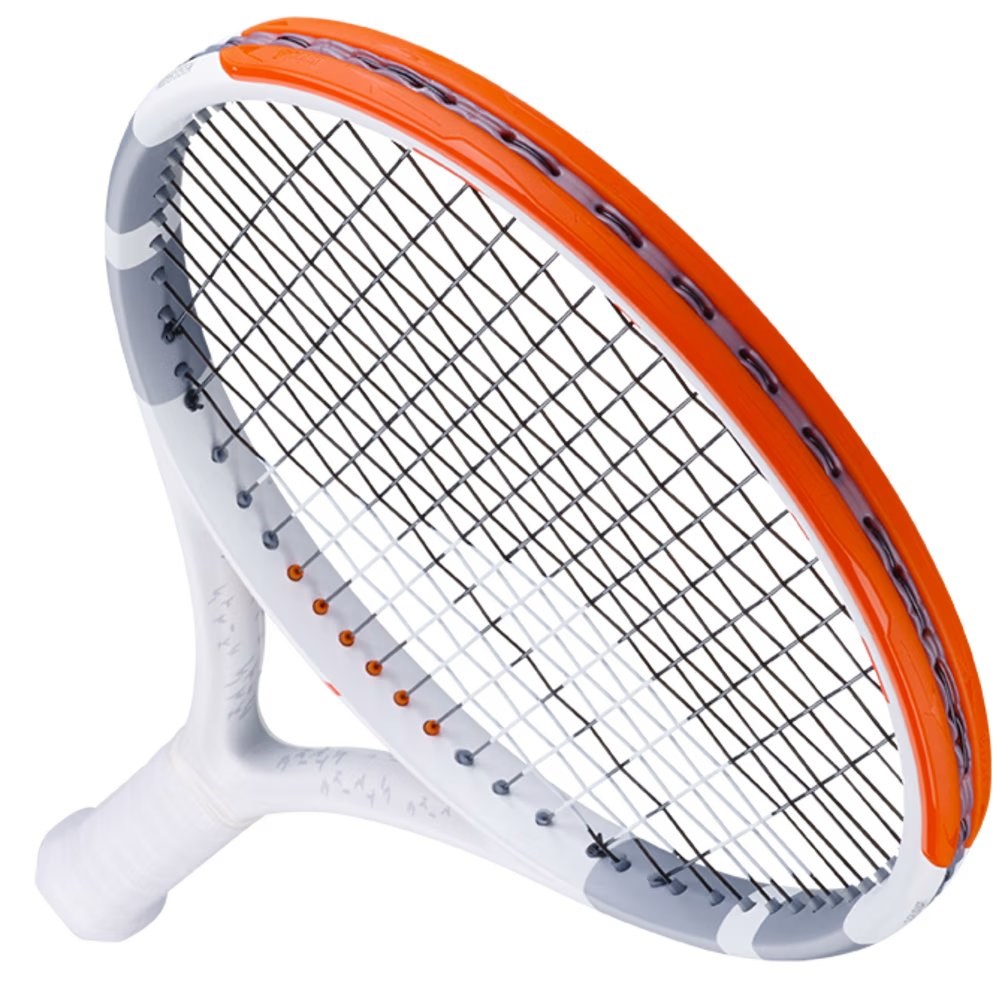 Babolat Evo Stirke Strung Tenis Raketi White - Red - Grey