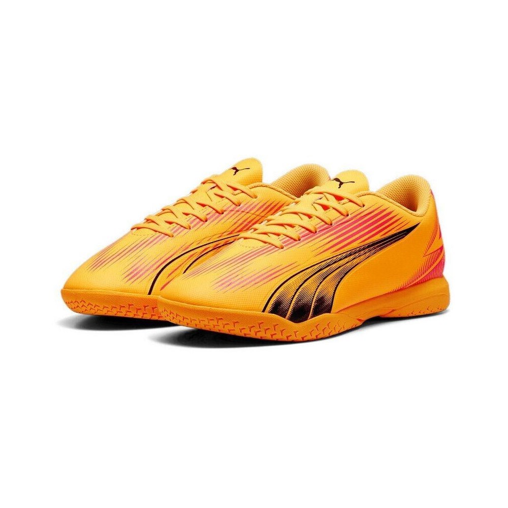 Puma Ultra Play Tt Jr Çocuk Halı Saha Ayakkabısı Sun Stream - Black - Sunset Glow