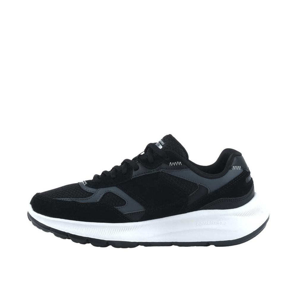 Skechers Relaxed Fit Equalizer 5.0 Erkek Günlük Spor Ayakkabı Siyah - Beyaz