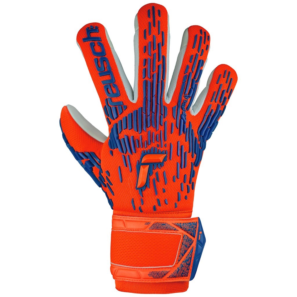 Reusch Attrakt Freegel Kaleci Eldiveni Hyper Orange - Electric Blue