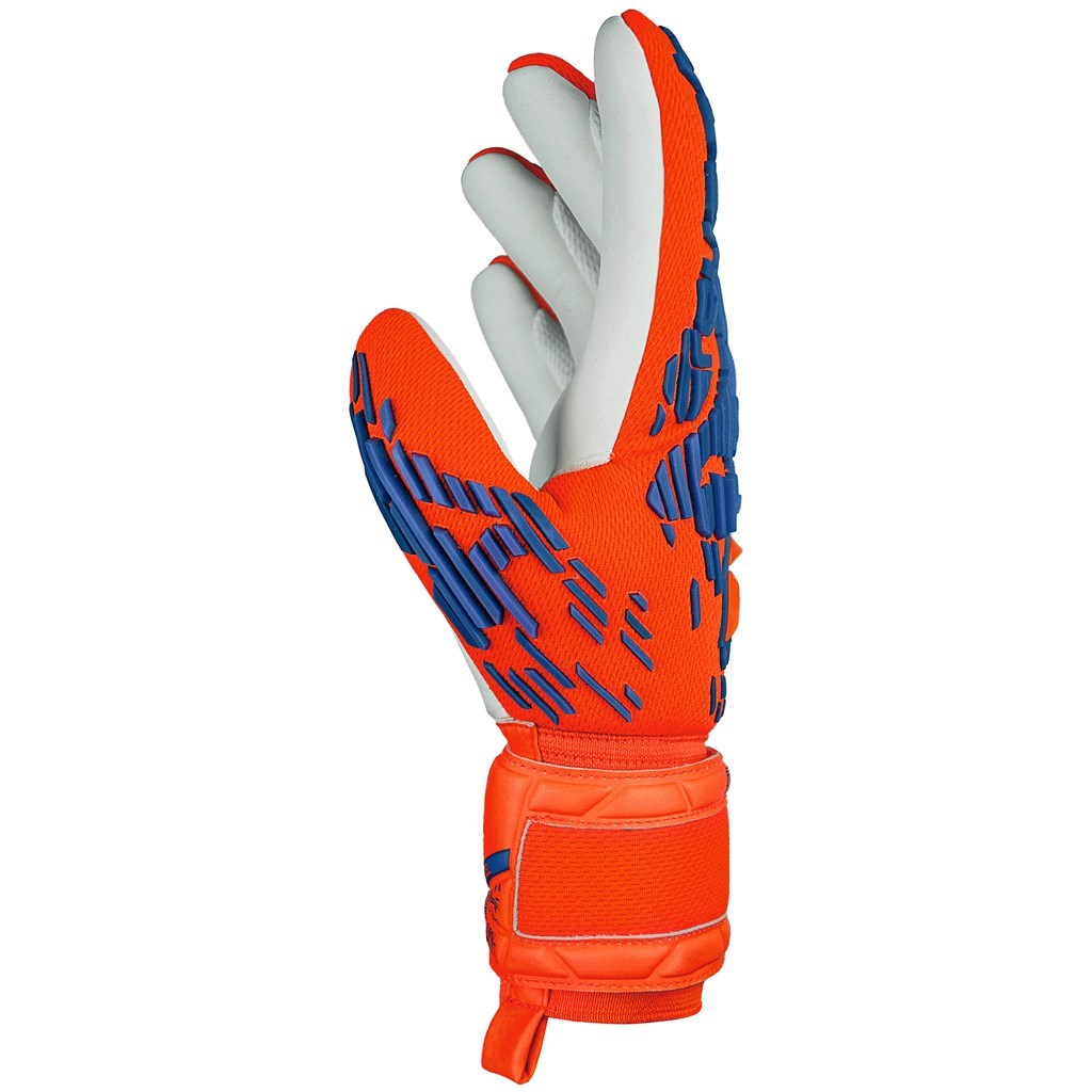 Reusch Attrakt Freegel Kaleci Eldiveni Hyper Orange - Electric Blue