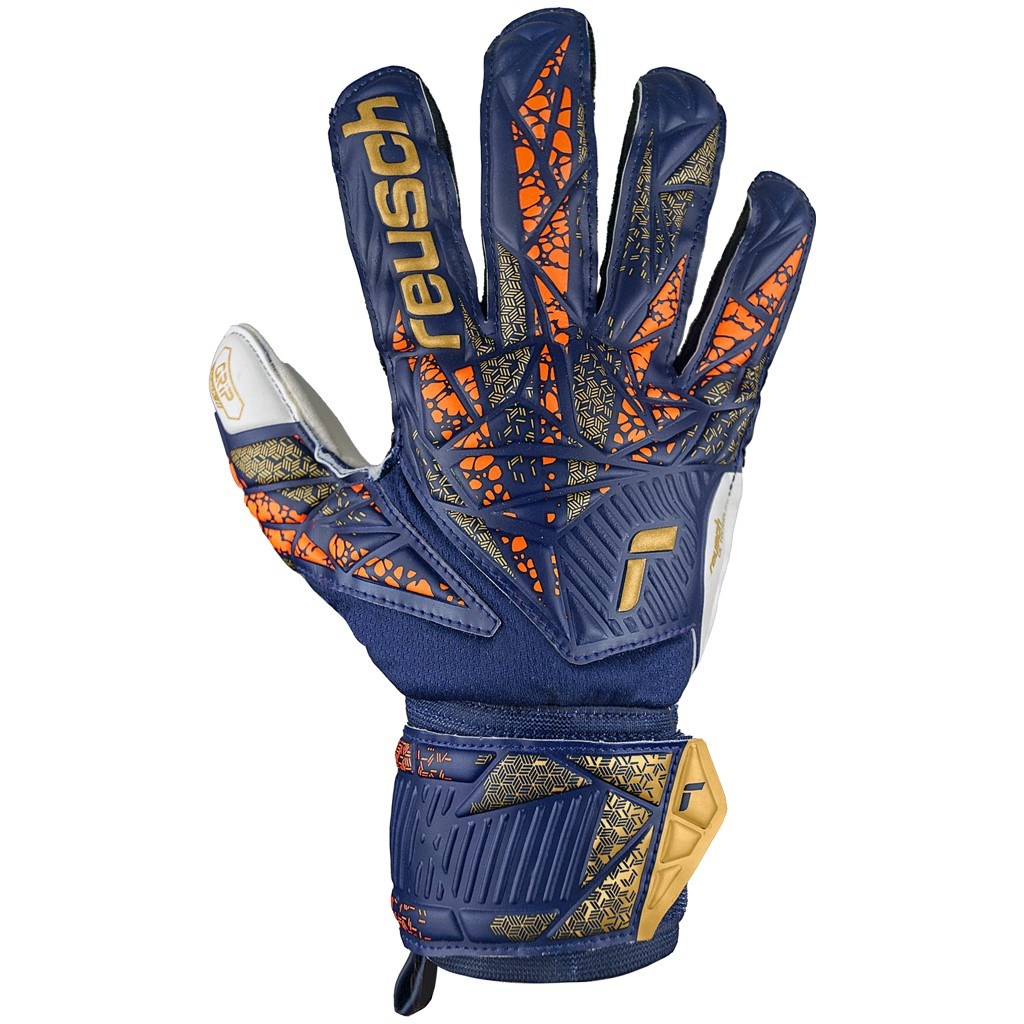 Reusch Attrackt Grip Kaleci Eldiveni Blue - Gold