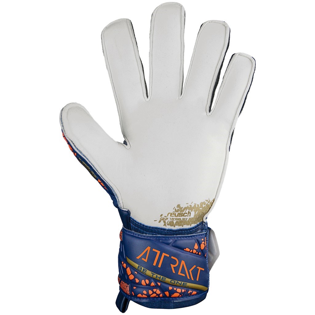 Reusch Attrackt Grip Kaleci Eldiveni Blue - Gold