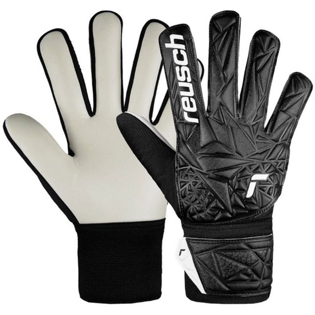 Reusch Attract Starter Solid Junior Çocuk Kaleci Eldiveni Black