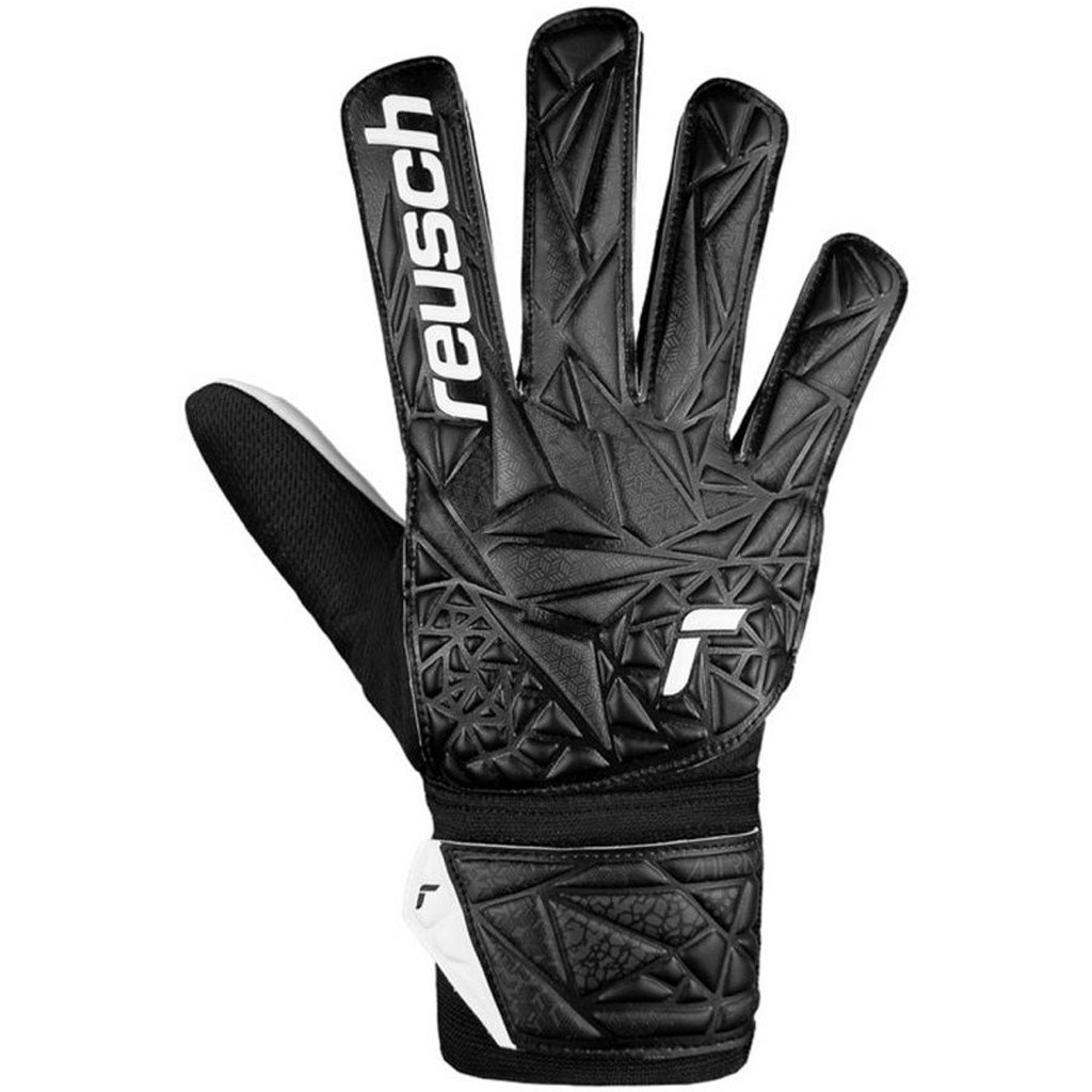 Reusch Attract Starter Solid Junior Çocuk Kaleci Eldiveni Black