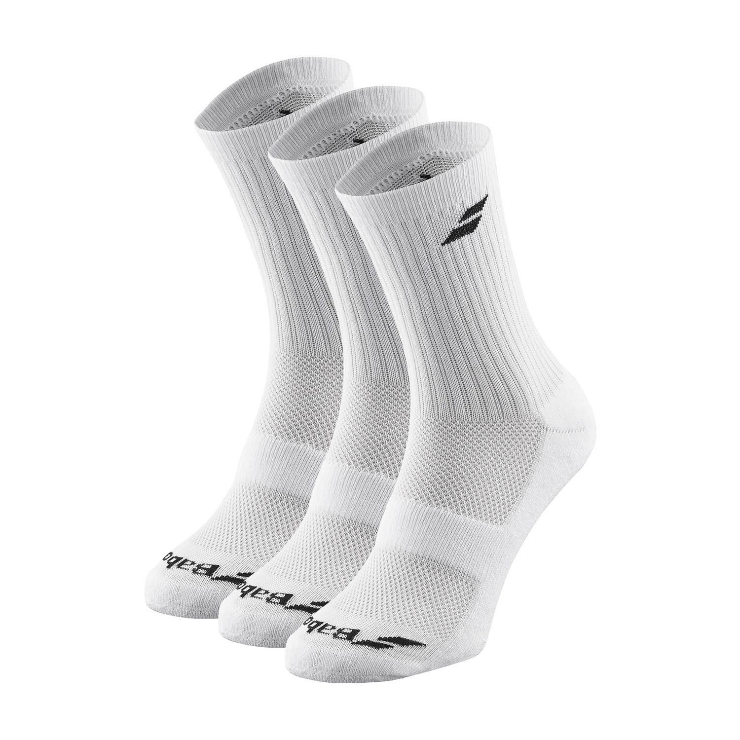 Babolat 3 Pairs Pack Juniour Çocuk Tenis Çorabı White