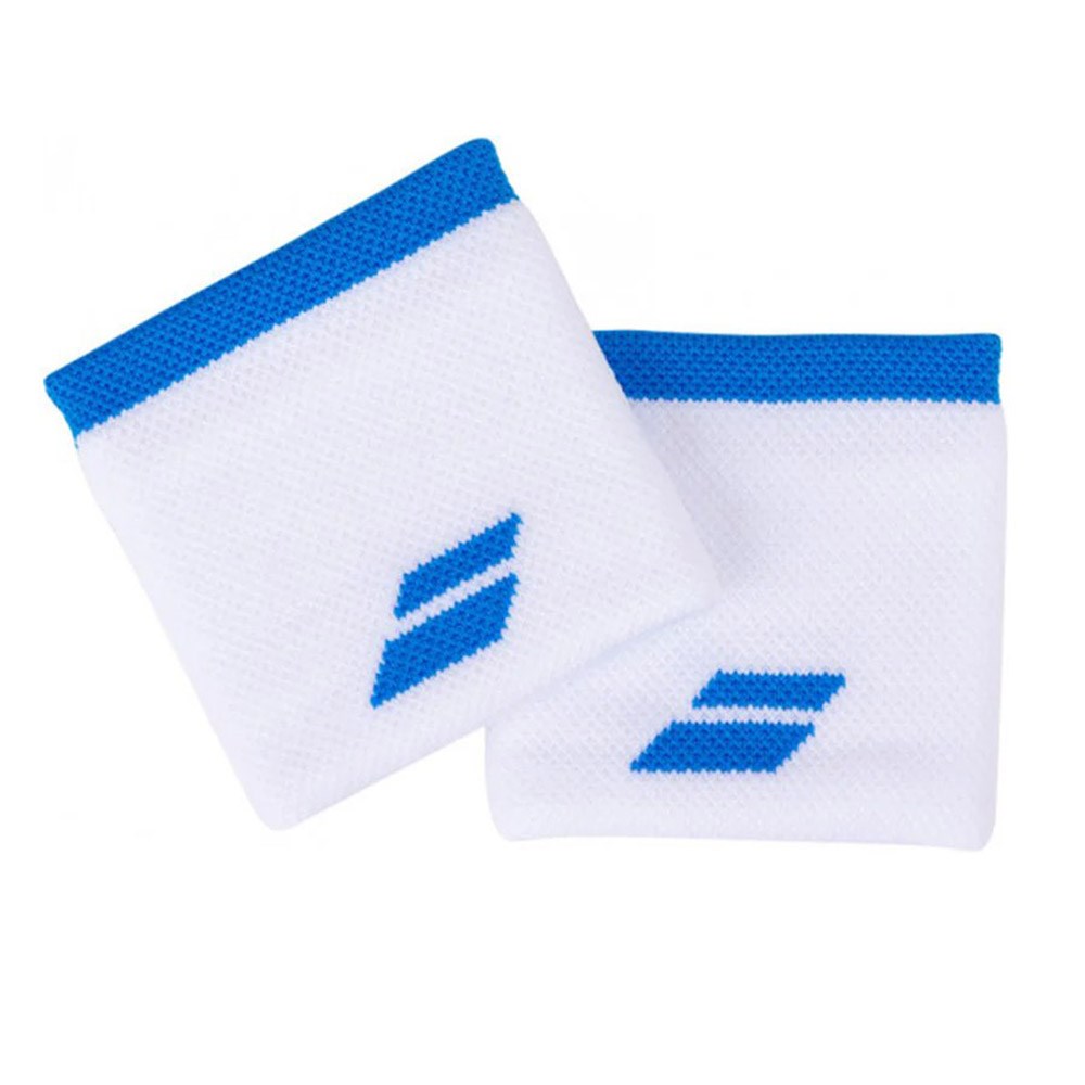 Babolat Logo Wristband Bileklik White - Blue Aster