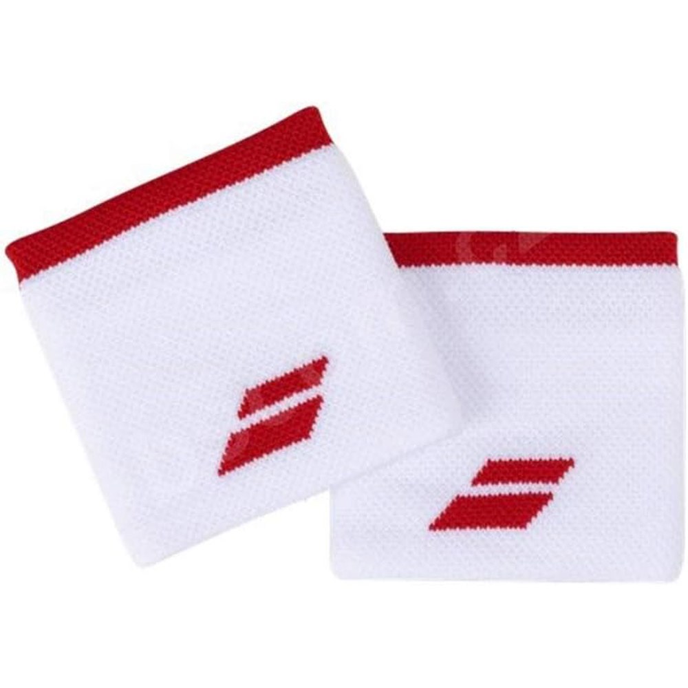 Babolat Logo Wristband Bileklik White - Red