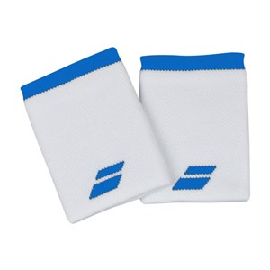 Babolat Logo Jumbo Wristband Bileklik White - Blue Aster