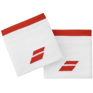 Babolat Logo Jumbo Wristband Bileklik White - Red