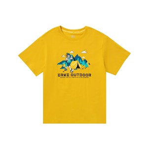 Erke Genç Bisiklet Yaka T-Shirt Sarı