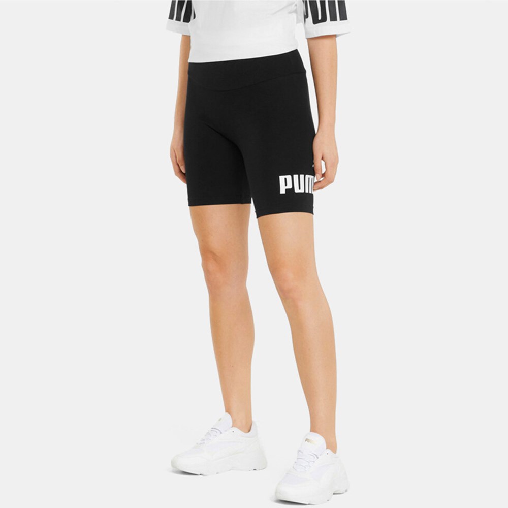 Puma ESS Logo Short Leggings Kadın Tayt Siyah