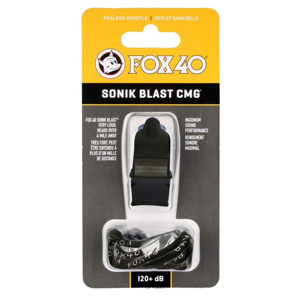 Fox 40 Sonik Blast Safety CMG Düdük İpli Siyah