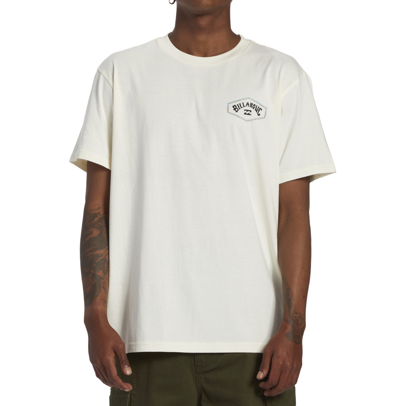 Billabong Exit Arch Tees Erkek T-shirt Off White