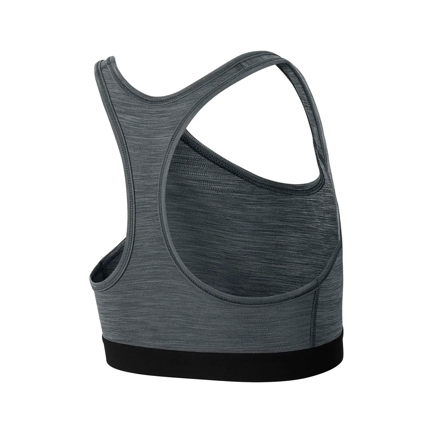 Nike Dri-Fit Swoosh Band Pedsiz Bra Kadın Antrenman Sporcu Sütyeni Gri