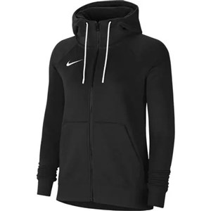 Nike W Nk Flc Park20 Fz Hoodie Kadın Sweatshirt Black - White - White