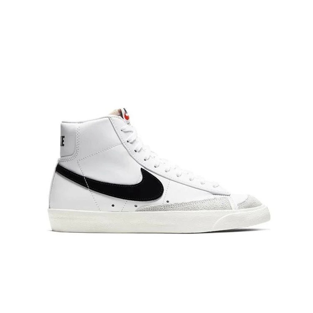 Nike Blazer Mid '77 Kadın Sneaker Ayakkabı Beyaz - Siyah