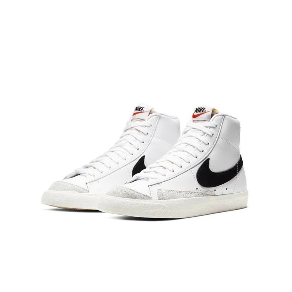 Nike Blazer Mid '77 Kadın Sneaker Ayakkabı Beyaz - Siyah