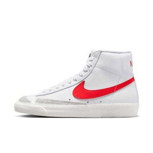 Nike Blazer Mid '77 Kadın Sneaker Ayakkabı Beyaz - Kırmızı