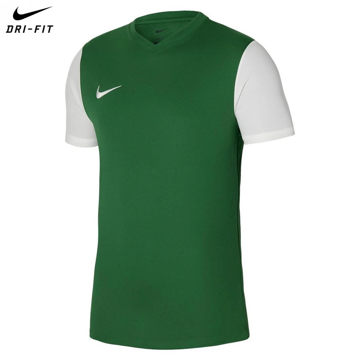 Nike Dri-Fit Tiempo Prem II Jsy Ss Erkek Futbol Tişört Pine Green - White - White