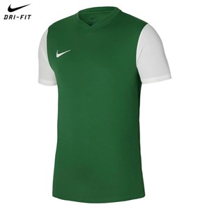 Nike Dri-Fit Tiempo Prem II Jsy Ss Erkek Futbol Tişört Pine Green - White - White