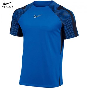 Nike Dri-Fit Strk Ss Top K Erkek Futbol Tişört Royal Blue - Obsidian - White