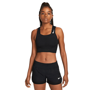 Nike Dri-Fit Adv Aeroswift Crop Kadın Koşu Atlet Siyah