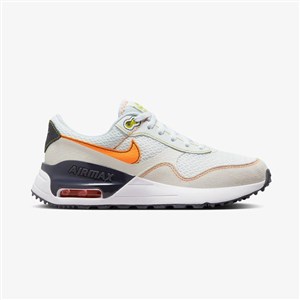 Nike Air Max System Gs Çocuk Sneaker Ayakkabı White - Orange