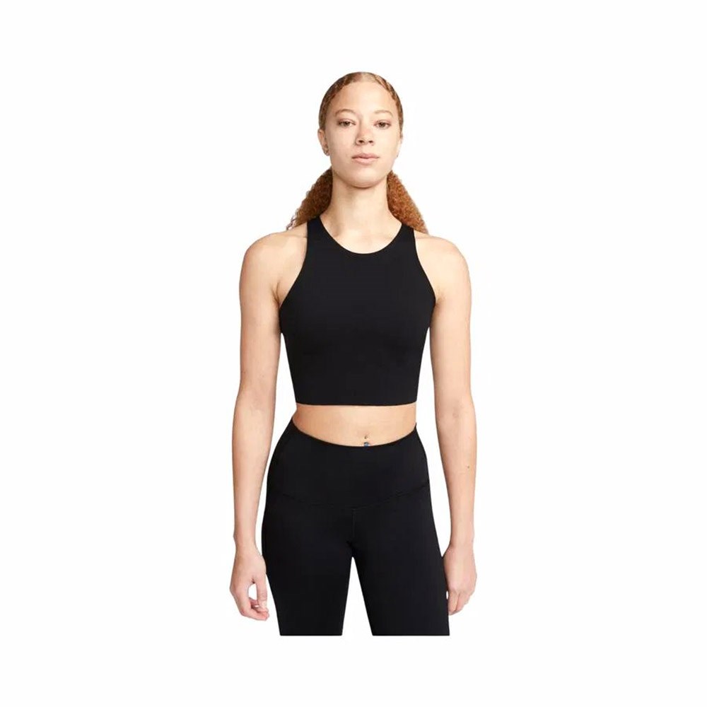 Nike Yoga Dri-Fit Luxe Cropped Training Kadın Atlet Siyah