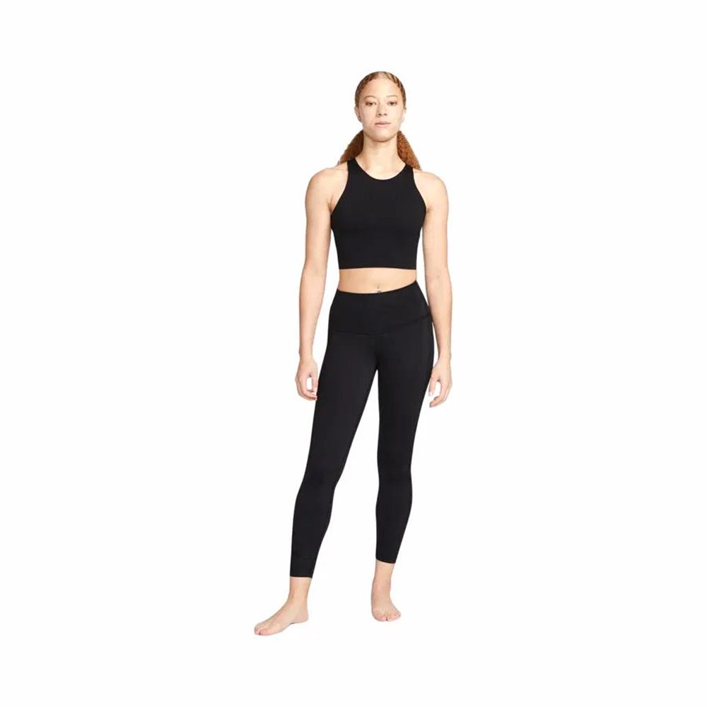 Nike Yoga Dri-Fit Luxe Cropped Training Kadın Atlet Siyah