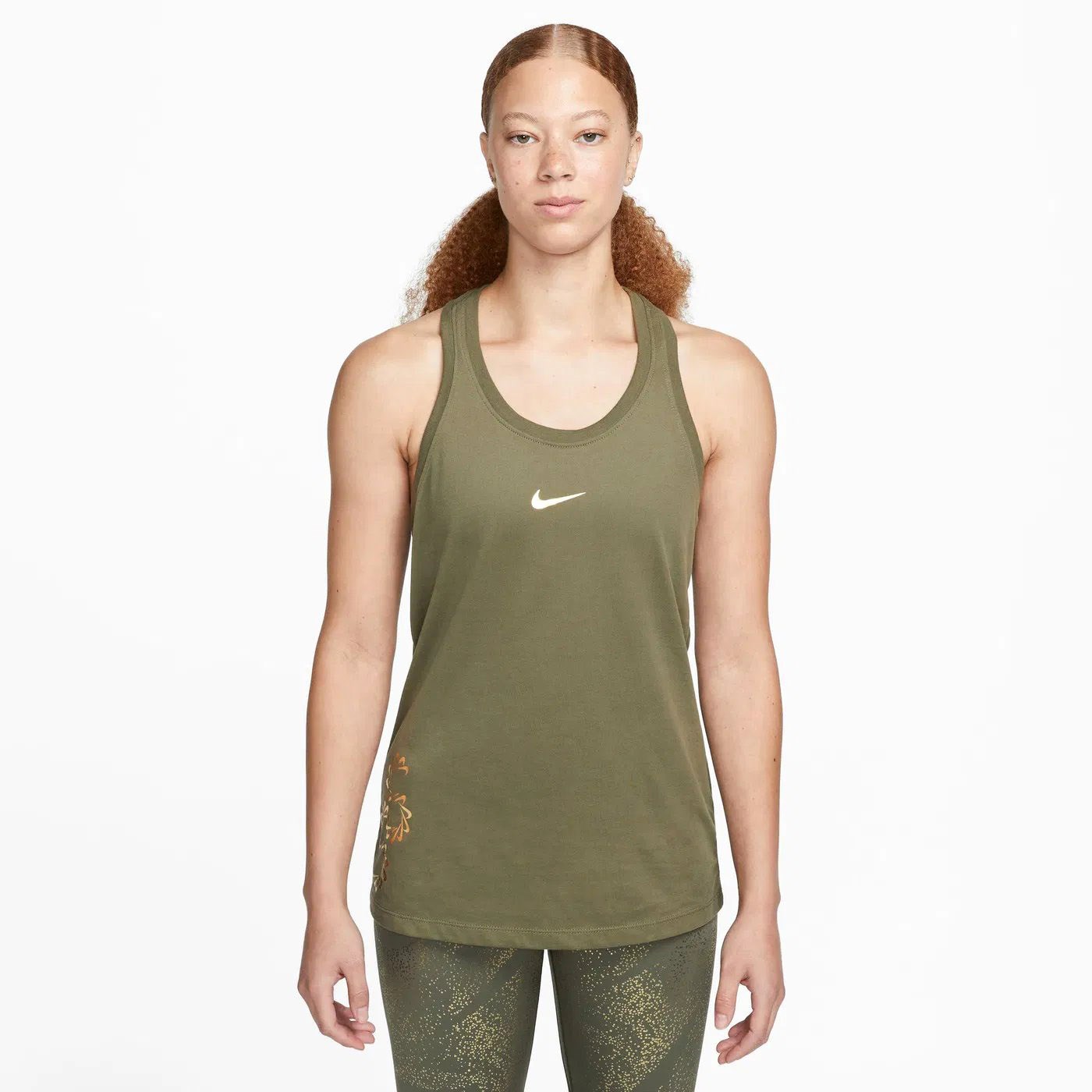 Nike Dri Fit Tank pro Kadın Atlet Haki