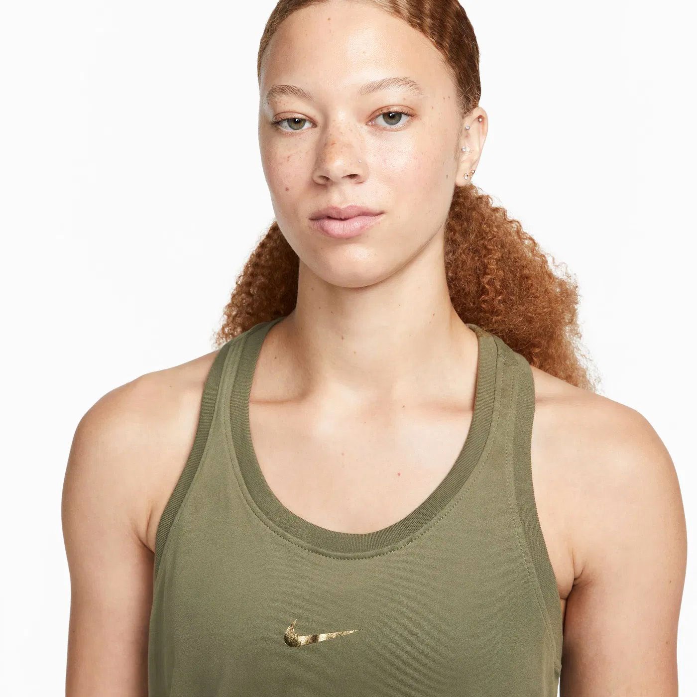 Nike Dri Fit Tank pro Kadın Atlet Haki