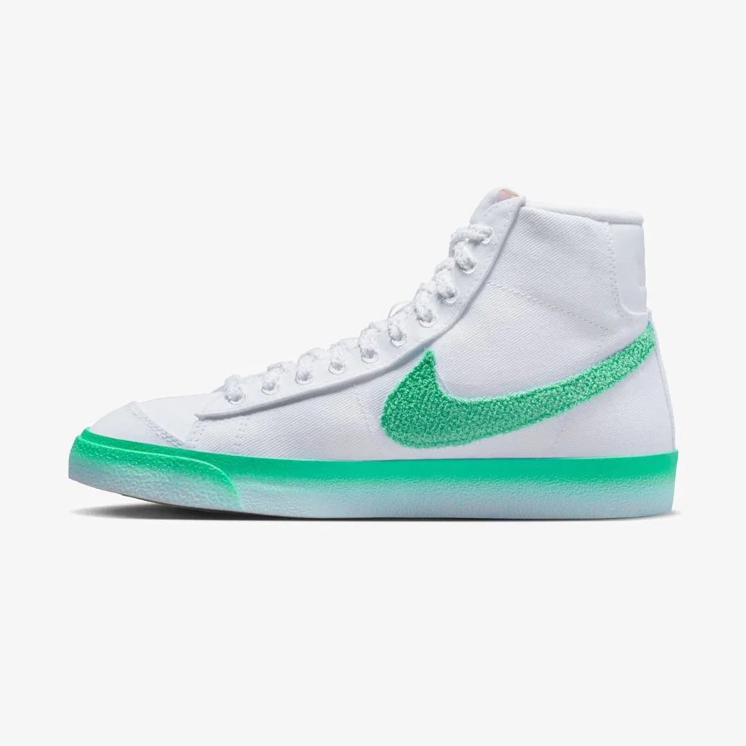 Nike Blazer Mid '77 Kadın Spor Ayakkabı Beyaz - Yeşil