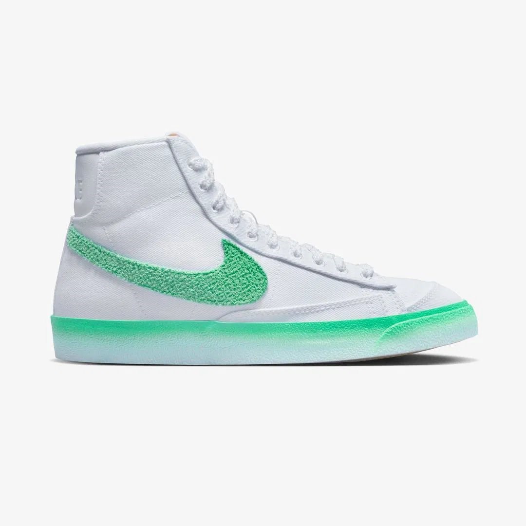 Nike Blazer Mid '77 Kadın Spor Ayakkabı Beyaz - Yeşil