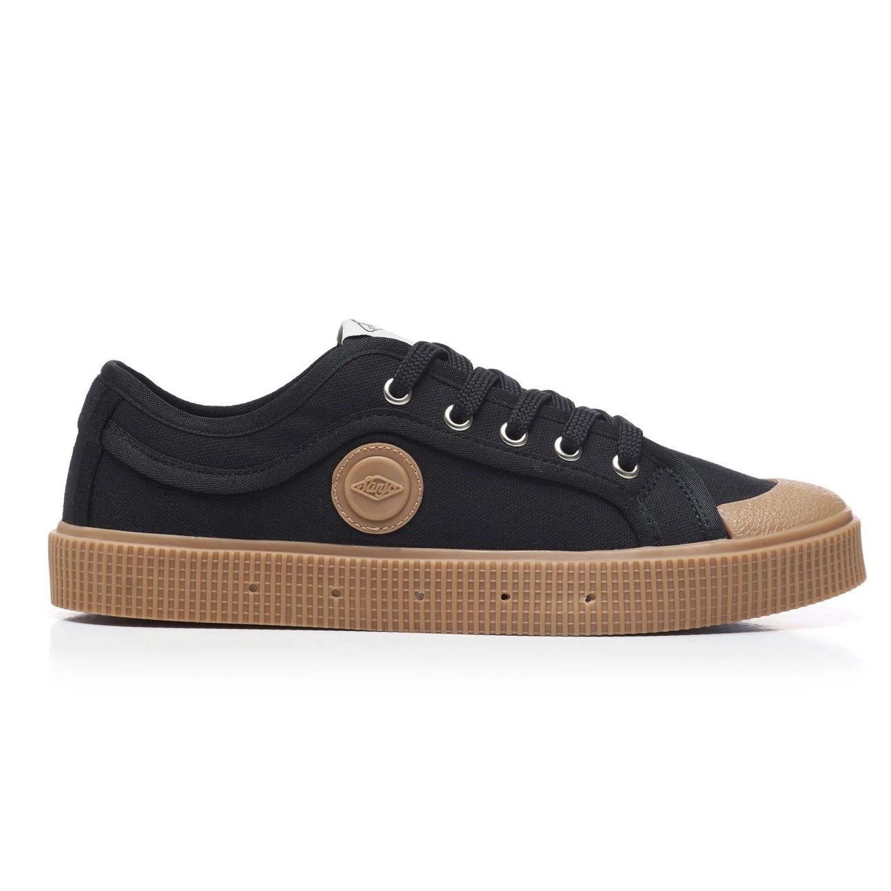 Sanjo K200_CAN Erkek Sneaker (Made In Portugal) Black - Gum