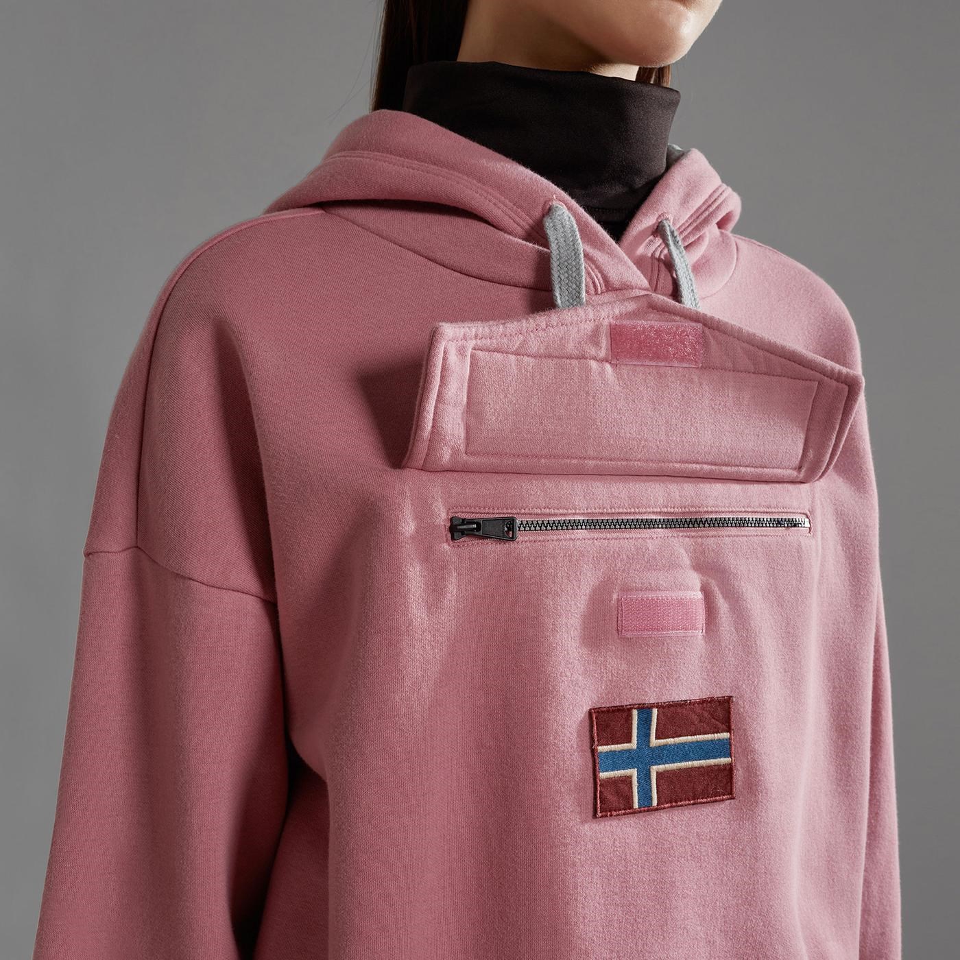 Napapijri Burgee W Kadın Sweatshirt Pink Foxglo