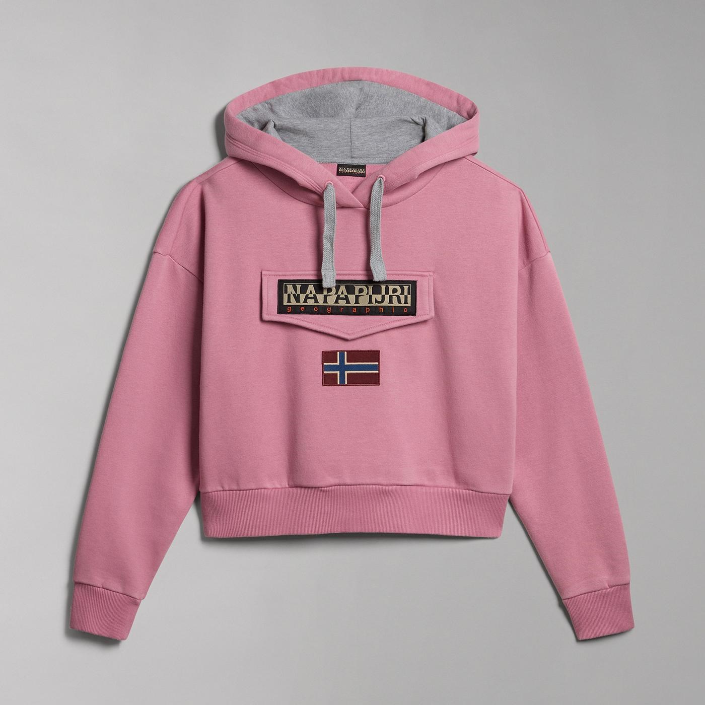 Napapijri Burgee W Kadın Sweatshirt Pink Foxglo