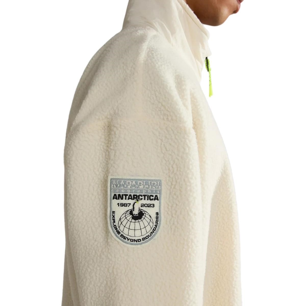 Napapijri T-Mcmurdo Erkek Polar Ceket White Whisper