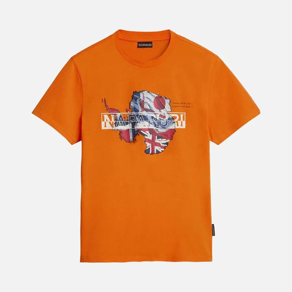 Napapijri S-Gorfou Erkek T-shirt Orange Red