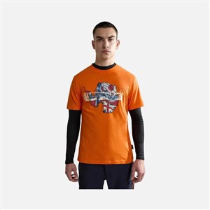 Napapijri S-Gorfou Erkek T-shirt Orange Red