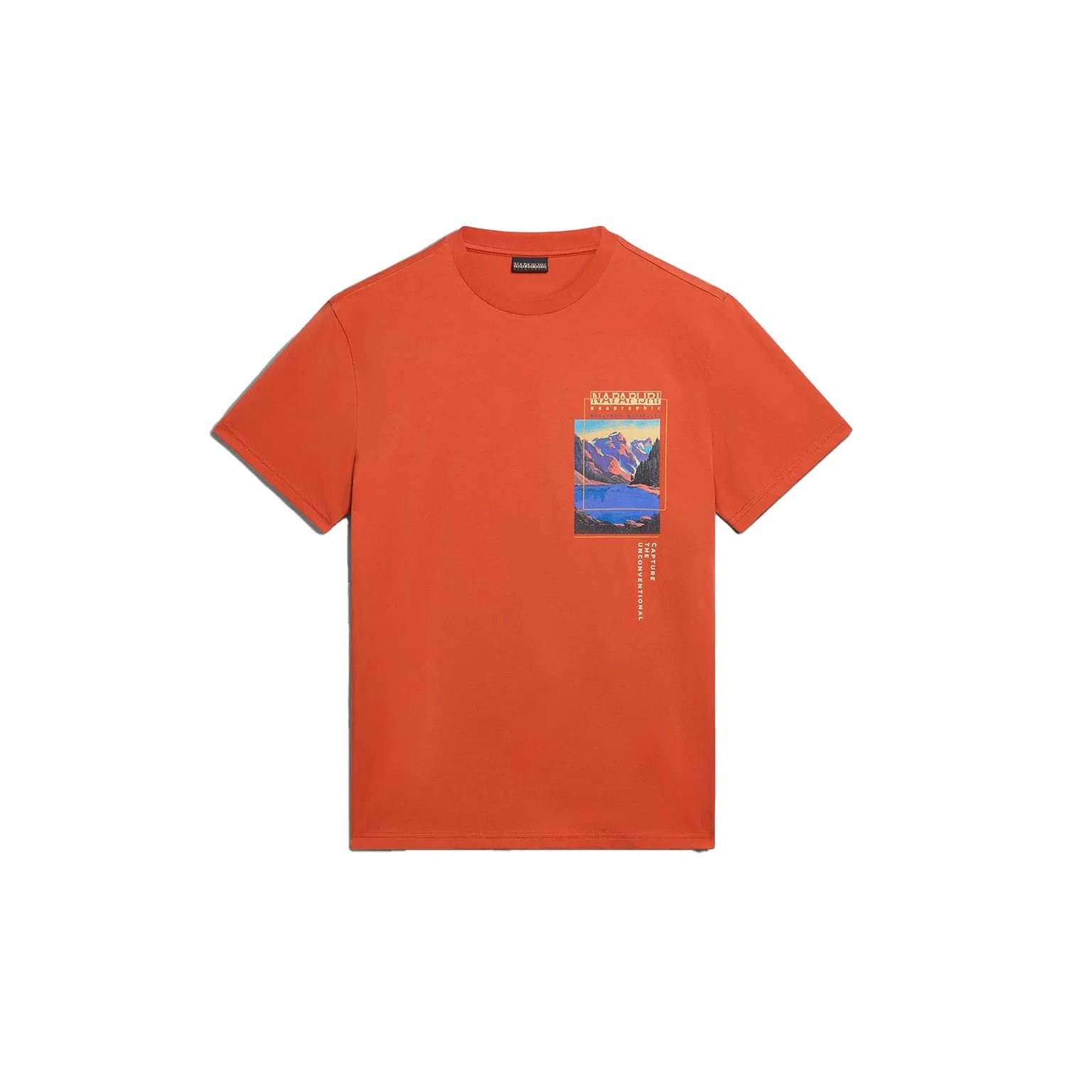 Napapijri S-Canada Erkek T-shirt Orange Burnt