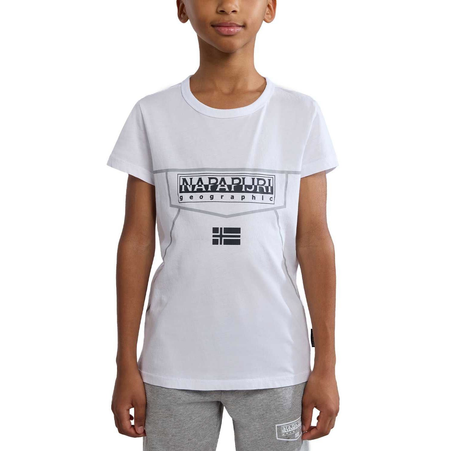 Napapijri K S-Cree Çocuk T-shirt Bright White