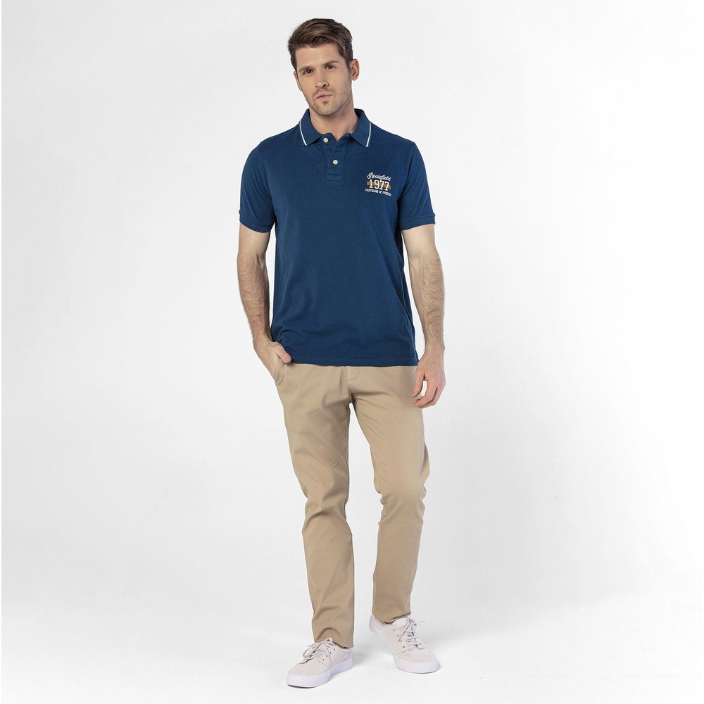 Routefield Paden Erkek Polo T-Shirt Navy