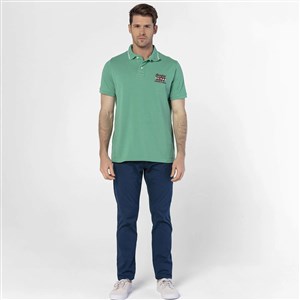 Routefield Paden Erkek Polo T-Shirt Green