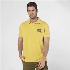 Routefield Paden Erkek Polo T-Shirt Yellow