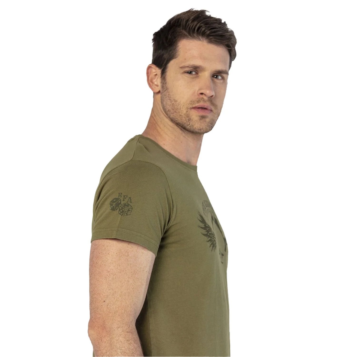 Routefield Trey Erkek T-shirt Khaki