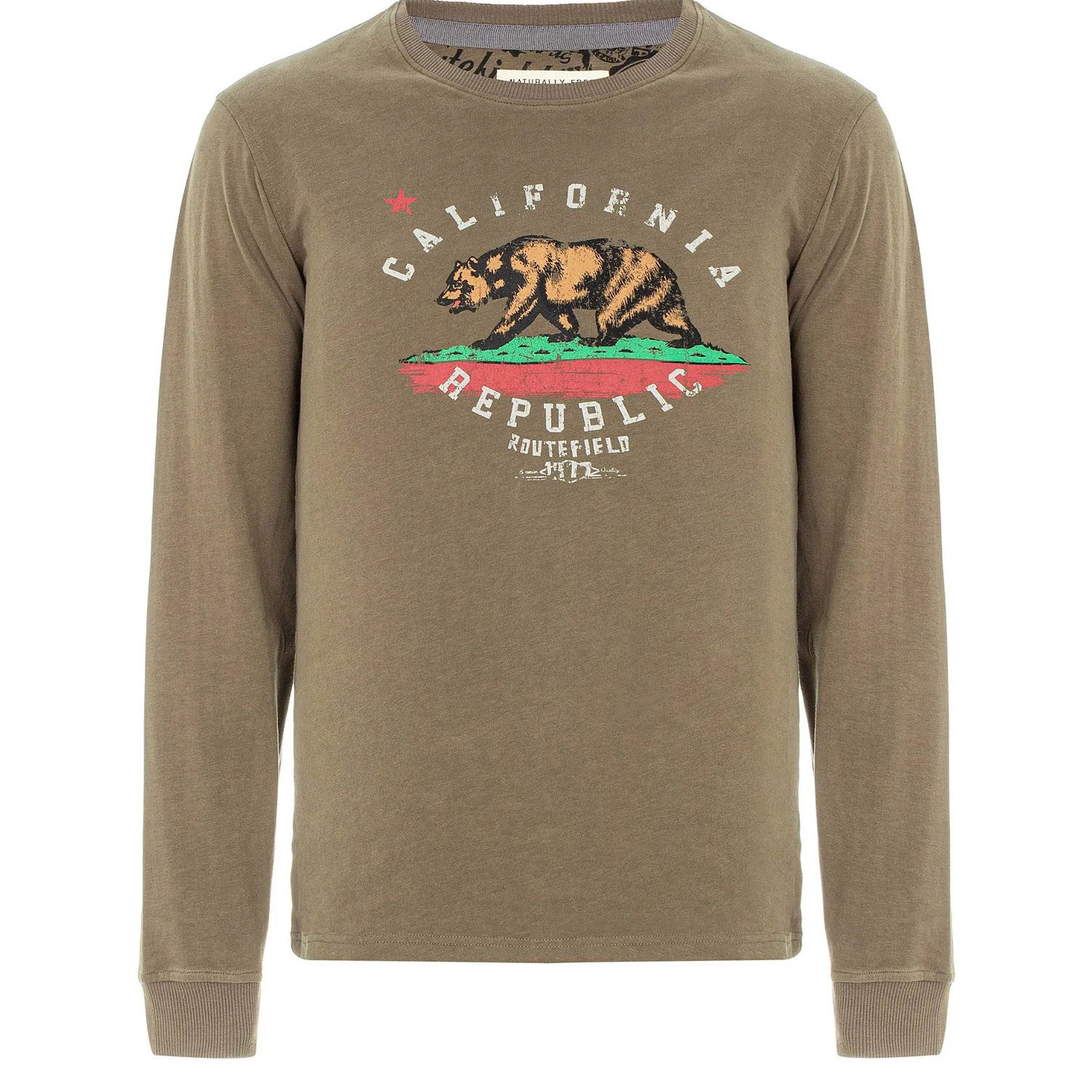 Routefield Triple Erkek T-shirt Khaki