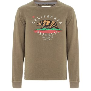 Routefield Triple Erkek T-shirt Khaki