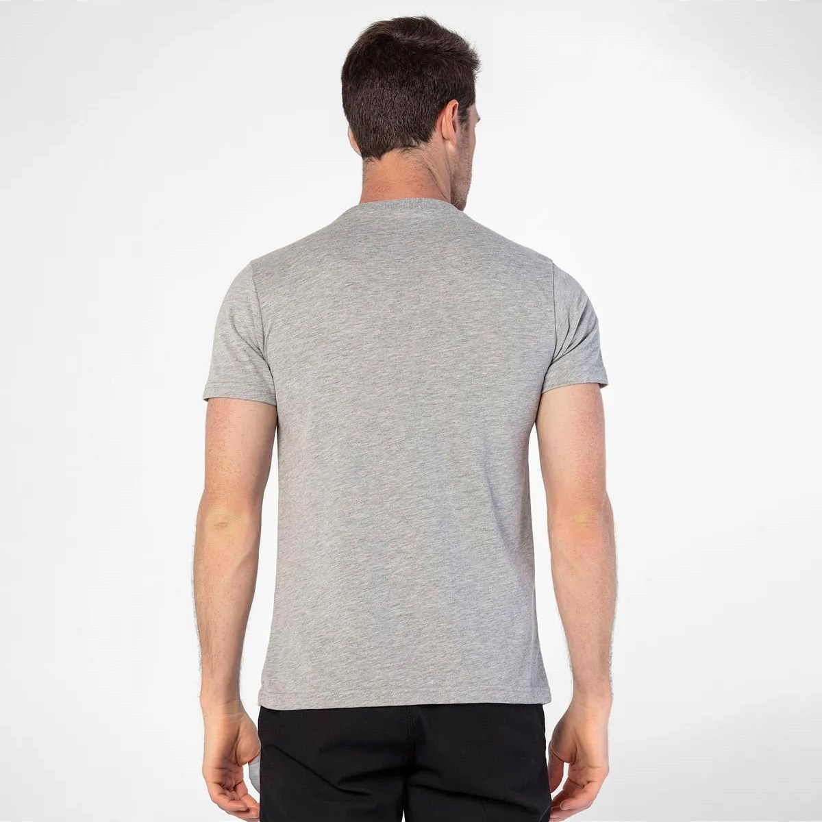 Routefield Tyler Erkek T-shirt Grey Melange